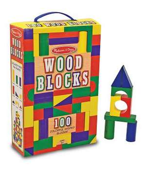 100 Wood Blocks Set