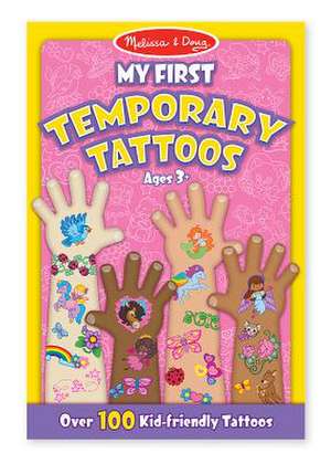 My First Temporary Tattoos - Pink de Melissa & Doug