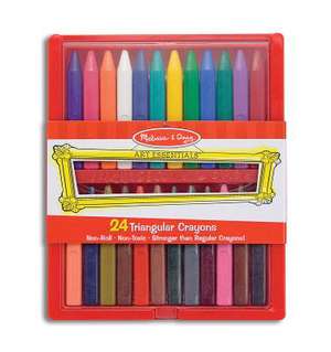 Triangular Crayon Set (24 PC) Triangular Crayon Set (24 PC): Arts & Crafts - Supplies Arts & Crafts - Supplies de Melissa & Doug