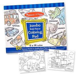 Jumbo Coloring Pad - Blue (11" X 14"): Arts & Crafts - Supplies