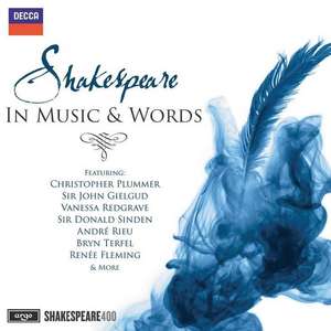 Shakespeare In Music And Words de Fleming/Terfel/Rieu/Redgrave/Gielgud