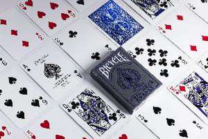 Bicycle Mettaluxe Blue de United States Playing Card Company (USPC)