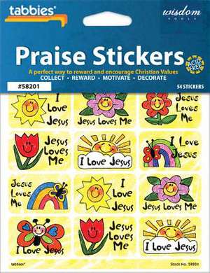 Tabbies Praise Stickers - Jesus Love de Tabbies