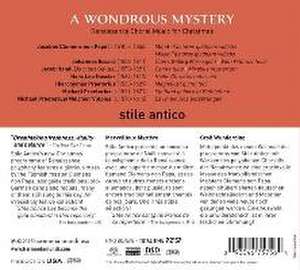 A Wondrous Mystery de Stile Antico