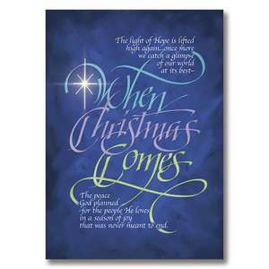 Christmas Comes Christmas Card: Collectible Trading Cards de Abbey Press