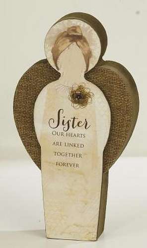 Sister (Small) Angel Plaque