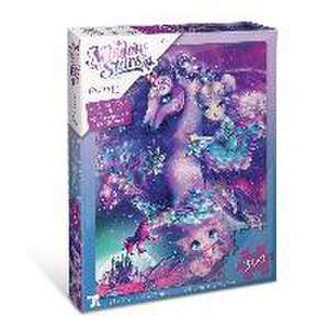 Glitzer-Puzzle Nebulia & Pferd 300-tlg.