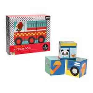 Vehicles Puzzle Blocks de Petit Collage