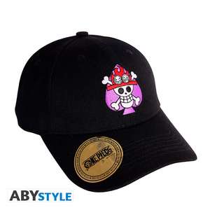 ONE PIECE - Cap - Black - Ace's Skull