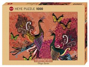 Peacocks & Butterflies Puzzle 1000 Teile de Turnowsky