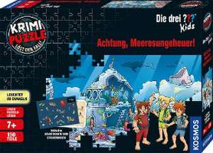 Krimi-Puzzle: Die drei ??? Kids 150 Teile - Achtung, Meeresungeheuer!