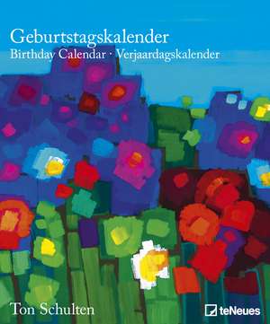 Ton Schulten Flowers Birthday Calendar de Ton Schulten