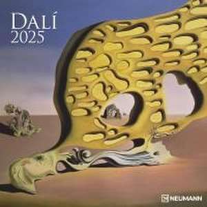 Dali 2025 - Wand-Kalender - Broschüren-Kalender - 30x30 - 30x60 geöffnet - Kunst-Kalender de Neumann