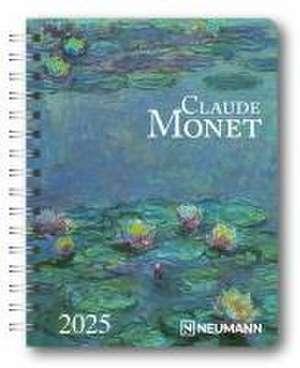 Claude Monet 2025 - Diary - Buchkalender - Taschenkalender -