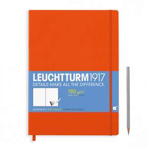 Agendă Sketchbook Leuchtturm (A4+): Orange, Master