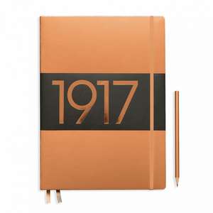 Agende Leuchtturm Special Metallic Edition 1917 (Hardcover): Copper, Master Slim, pagini liniate