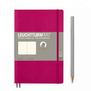 Agendă Leuchtturm Notes Paperback (B6+): Berry, pagini albe