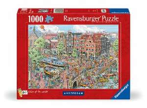 Ravensburger Puzzle 12000296 - Amsterdam - 1000 Teile Puzzle für Erwachsene und Kinder ab 14 Jahren