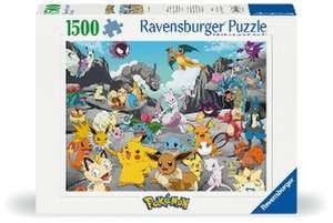 Erwachsenenpuzzle 1500 Teile - Pokémon Classics