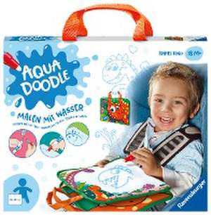 Ravensburger 4566 Aquadoodle Travel Dino - Erstes Malen für unterwegs - Fleckenfreier Malspaß mit Wasser - Reiseset für Kinder ab 18 Monaten