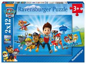 Ryder und die Paw Patrol. Puzzle 2 x 12 Teile