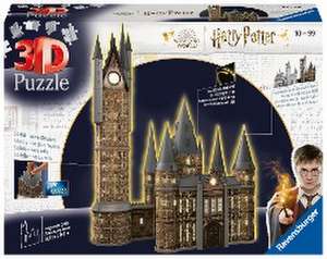 Ravensburger 3D Puzzle 11551 - Harry Potter Hogwarts Schloss - Astronomieturm - Night Edition - der beleuchtete Astronomy Tower des Hogwarts Castle für alle Harry Potter Fans ab 10 Jahren