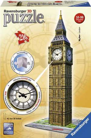 Big Ben + Uhr. 3D-Puzzle 216 Teile