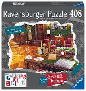 Ravensburger Puzzle X Crime - Ein mörderischer Geburtstag - 406 Teile Puzzle-Krimispiel für 1-4 Spieler