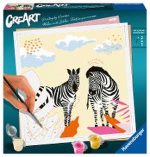 Ravensburger CreArt - Malen nach Zahlen 23666 - Zebra - ab 12 Jahren