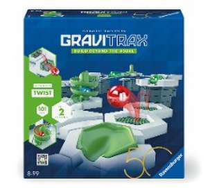 Ravensburger GraviTrax Action-Set Twist 50 Jahre 24576 -GraviTrax Starterset für deine Kugelbahn - Murmelbahn und Konstruktionsspielzeug ab 8 Jahren, GraviTrax Zubehör kombinierbar mit allen Produkten