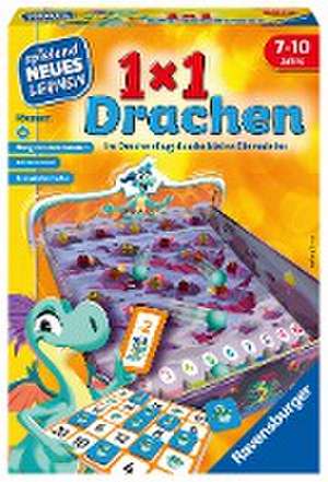 Ravensburger 24976 - 1x1 Drachen - Lernspiel für Kinder, Rechenspiel für Kinder von 7-10 Jahren, für 2-4 Spieler, Zahlenraum 1-100, kleines Einmaleins de Wolfgang Dirscherl