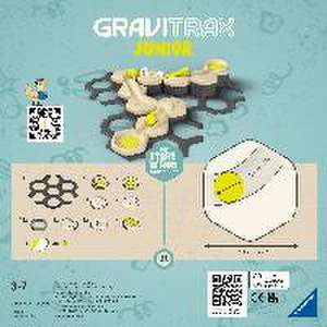 Ravensburger GraviTrax Junior Starter-Set S - Erweiterbare Kugelbahn für Kinder, Murmelbahn überwiegend aus nachwachsenden Rohstoffen mit Themenwelten, Lernspielzeug und Konstruktionsspielzeug ab 3 Jahren