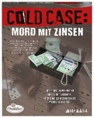 ThinkFun - 76486 - Cold Case: Mord mit Zinsen. Der Krimi im eigenen Heim. Wer findet den Mörder? Ein Rätsel-Spiel für Einen oder in der Gruppe ab 14 Jahren