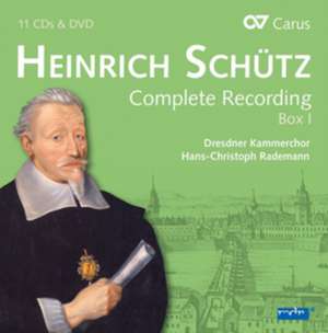 Heinrich Schütz, Die Gesamteinspielung Vol. 1 (11 CDs + DVD) de Heinrich Schütz