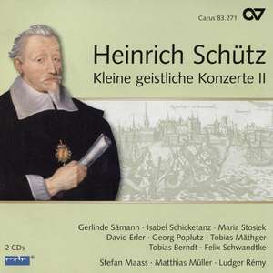 Kleine Geistliche Konzerte II (Schütz-Ed Vol.17) de Sämann/Schicketanz/Erler/Poplutz/Mäthger/Remy