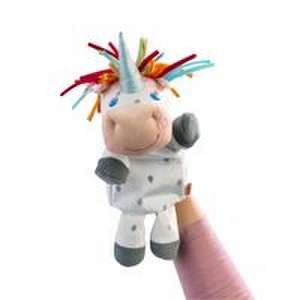 Handpuppe Einhorn de Mirka Schröder