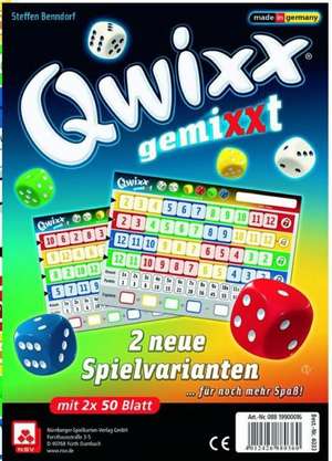 Qwixx gemiXXT - 2er Set Zusatzblöcke
