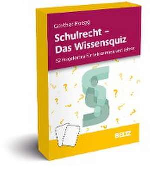 Schulrecht - Das Wissensquiz de Günther Hoegg