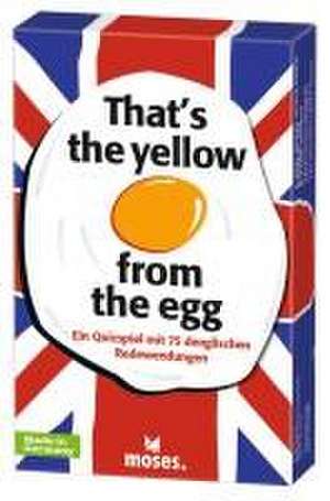 That's the yellow from the egg de Georg Schumacher