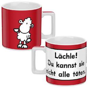 Tasse groß "Lächle"