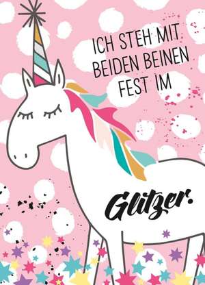 Magnet - Ich steh mit beiden Beinen fest im Glitzer. de Joachim Groh