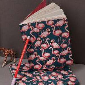 Heft A5 de Luxe Pink Flamingo