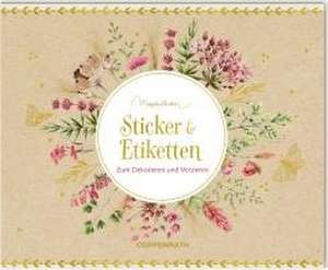 Stickerbuch Sticker und Etiketten - Zum Dekorieren und Verzieren de Marjolein Bastin