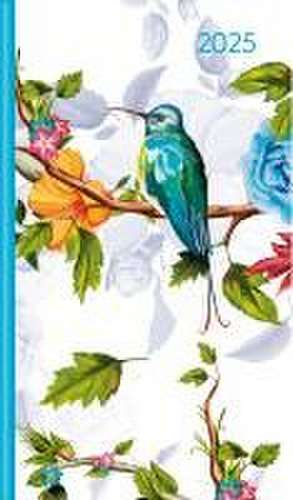 Slimtimer Style Bird 2025 - Taschen-Kalender 9x15,6 cm - Weekly - 128 Seiten - Notiz-Buch - mit Info- und Adressteil - Alpha Edition de Alpha Edition