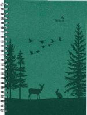 Wochenplaner Nature Line Forest 2025 - Taschen-Kalender A5 - 1 Woche 2 Seiten - Ringbindung - 128 Seiten - Umwelt-Kalender - mit Hardcover - Alpha Edition de Alpha Edition