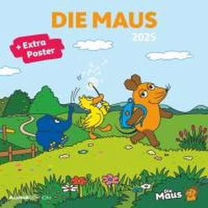 Die Maus 2025 - Broschürenkalender 30x30 cm (30x60 geöffnet)