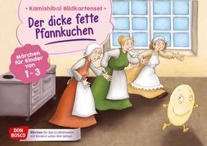 Der dicke fette Pfannkuchen. Kamishibai Bildkartenset. de Antje Bohnstedt