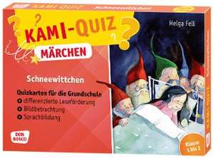 Kami-Quiz Märchen: Schneewittchen de Helga Fell