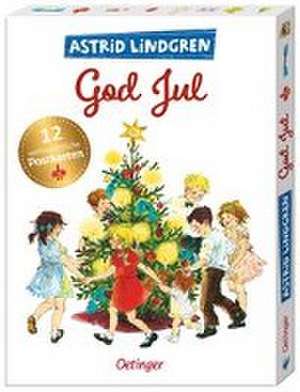 Astrid Lindgren. God Jul. 12 wunderschöne Weihnachtskarten zum Verschicken de Astrid Lindgren