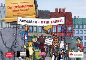 Der Elefantenpups. Rettet den Zoo! Kamishibai Bildkartenset de Heidi Leenen